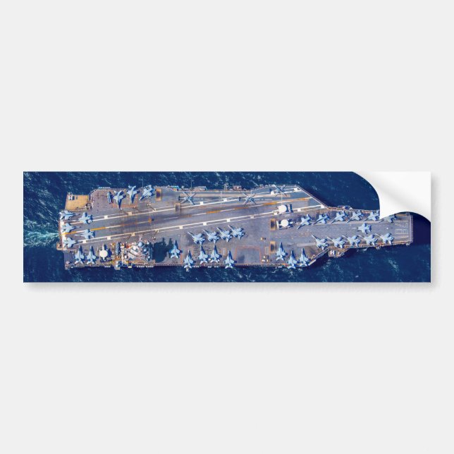 AUTOCOLLANT DE VOITURE TRANSPORTEUR D'AÉRONEF AMÉRICAIN - CVN 78 (Devant)