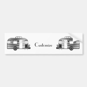 Autocollant De Voiture Traveler Camper Caravan Thunder_Cove