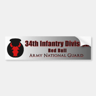 Autocollant De Voiture trente-quatrième Division d'infanterie