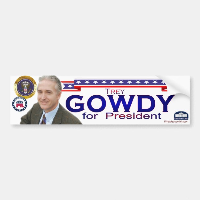 Autocollant De Voiture Trey Gowdy pour le Président adhésif pour (Devant)