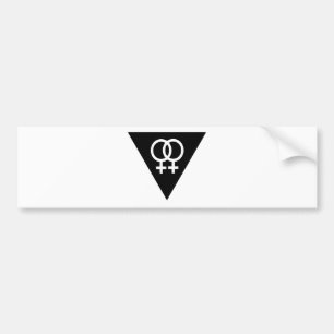 Autocollant De Voiture Triangle noire