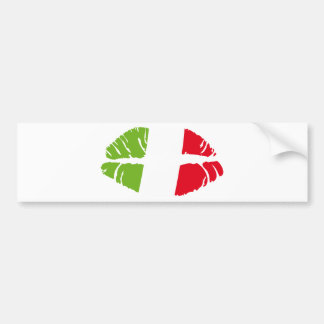 Autocollant De Voiture trikolore de l'Italie