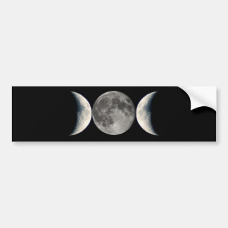 Autocollant De Voiture triple lune