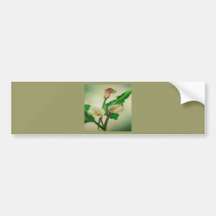 Autocollant De Voiture Trois Lys Calla Étonnant Botanique Acrylique