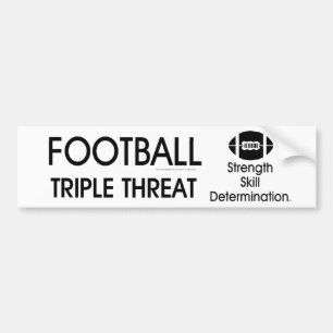 Autocollant De Voiture TROISIÈME MENACE DE Football