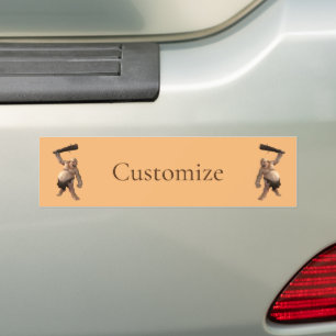 Autocollant De Voiture Troll moche Thunder_Cove
