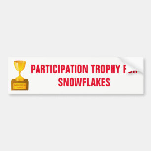 Autocollant De Voiture Trophée de participation pour l'adhésif pour