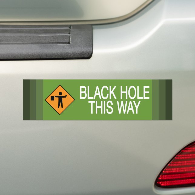 Autocollant De Voiture Trou Noir De Cette Façon Brise (En voiture)