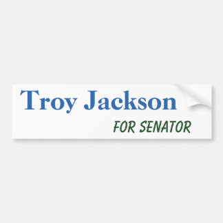 Autocollant De Voiture Troy Jackson au Sénat américain contre Susan Colli