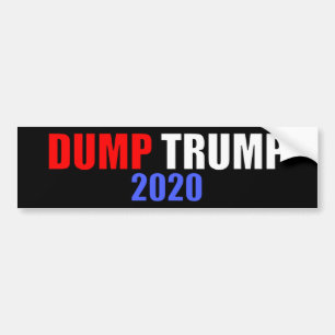 Autocollant De Voiture Trump 2020 contre Trump