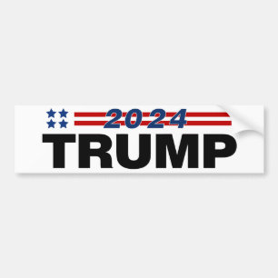 Autocollant De Voiture Trump 2024