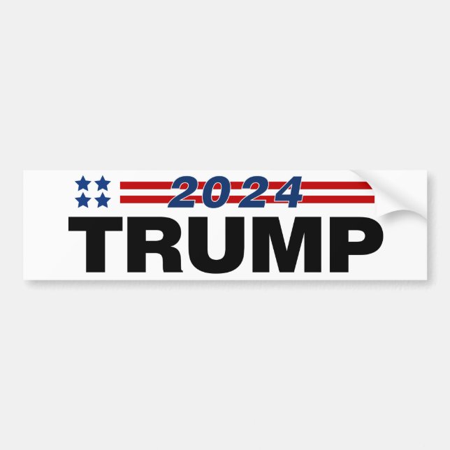 Autocollant De Voiture Trump 2024 (Devant)