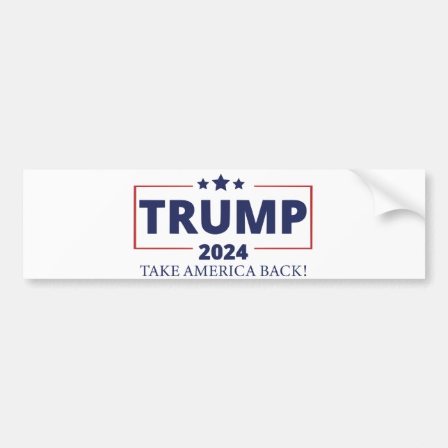 Autocollant De Voiture Trump 2024 (Devant)