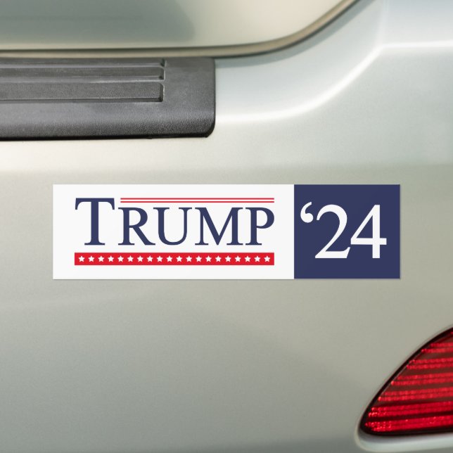 Autocollant De Voiture Trump 2024 (En voiture)
