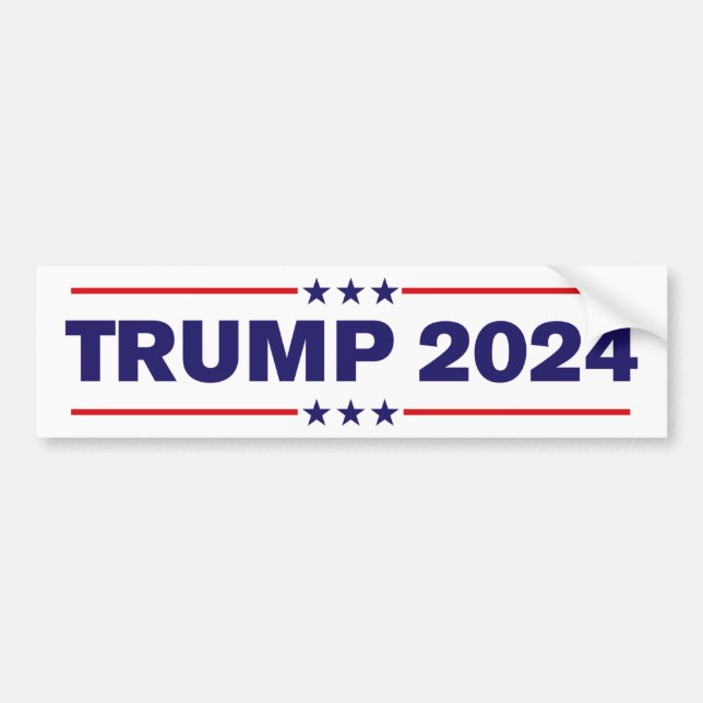 Autocollant De Voiture Trump 2024 (Devant)