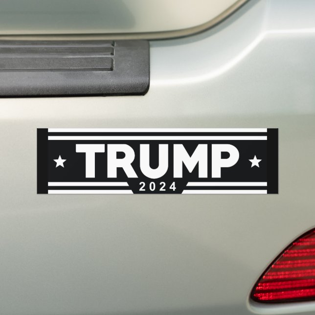 Autocollant De Voiture Trump 2024 (En voiture)