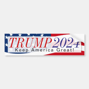 Autocollant De Voiture Trump 2024 Gardez l'Amérique grand sticker pare-ch