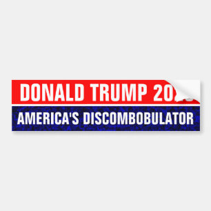 AUTOCOLLANT DE VOITURE TRUMP 2028 DÉSTABILISATEUR DE L'AMÉRIQUE