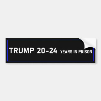 Autocollant De Voiture Trump 20-24 ans en prison