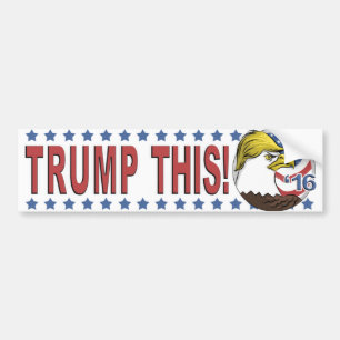 Autocollant De Voiture Trump cet Eagle pas aussi chauve