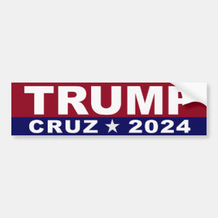 Autocollant De Voiture Trump Cruz 2024