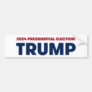 Autocollant De Voiture TRUMP Élection présidentielle américaine 2024
