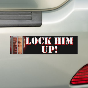 Autocollant De Voiture Trump En Prison Le Verrouille Anti-Trump