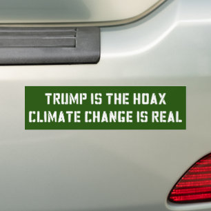 Autocollant De Voiture Trump est le canular du changement climatique