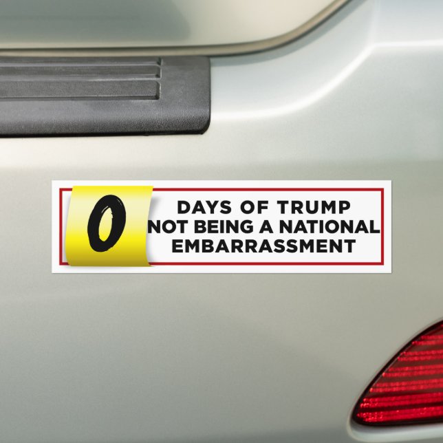 Autocollant De Voiture Trump Est Une Embarras Nationale Contre Trump (En voiture)