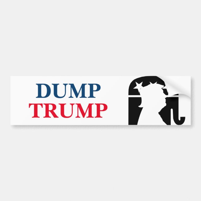 Autocollant De Voiture Trump et Donald Trump (Devant)