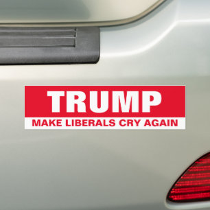 Autocollant De Voiture Trump fait pleurer à nouveau les libéraux aux élec
