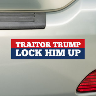 Autocollant De Voiture Trump Le Verrouille