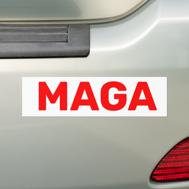 Autocollant De Voiture Trump Maga 2024 (En voiture)