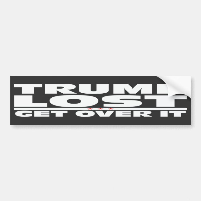Autocollant De Voiture Trump perdu | Anti Donald Trump | Élection 2020 (Devant)