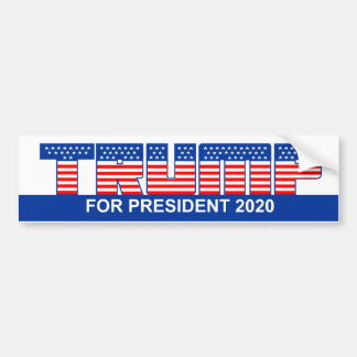 Autocollant De Voiture Trump pour le président 2020 avec des lettres ress