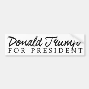 Autocollant De Voiture Trump Pour Le Président Autograph Bumper -.png