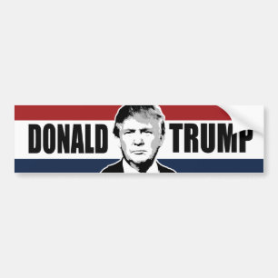 Autocollant De Voiture Trump Red White et Blue Bumper -.png