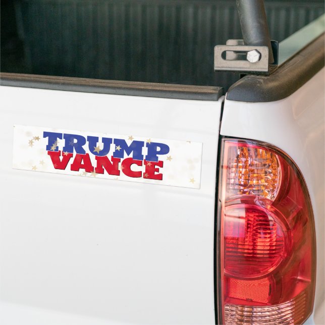 AUTOCOLLANT DE VOITURE TRUMP & VANCE (Sur camion)