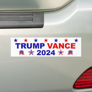 Autocollant De Voiture Trump Vance 2024