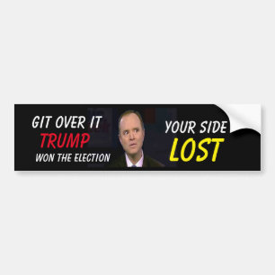 AUTOCOLLANT DE VOITURE TRUMP WON