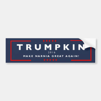 Autocollant De Voiture Trumpkin pour l'adhésif pour pare-chocs 2016 de