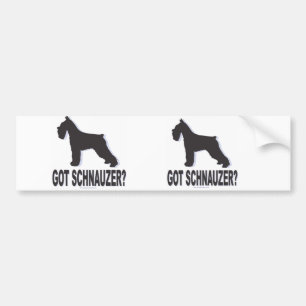 Autocollant De Voiture Tu as Schnauzer ?