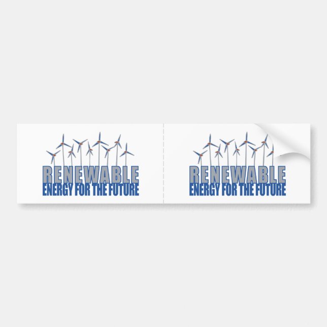 Autocollant De Voiture Turbines éoliennes (Devant)