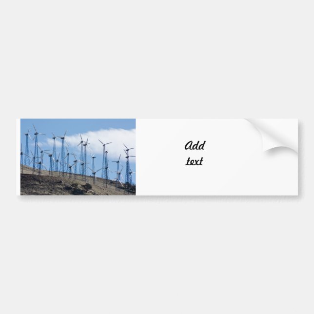 Autocollant De Voiture Turbines éoliennes (Devant)