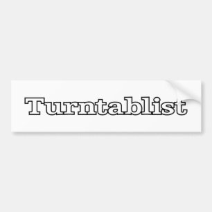Autocollant De Voiture Turntablist