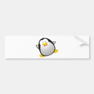Autocollant De Voiture Tux d'image de Linux de pingouin