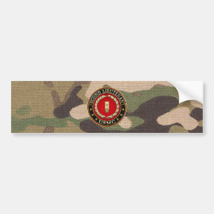 Autocollant De Voiture U.S. Marines: second lieutenant (USMC 2ndLt) [3D]