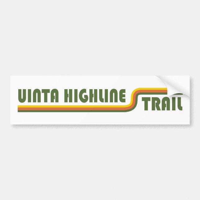 Autocollant De Voiture Uinta Highline Trail Utah (Devant)