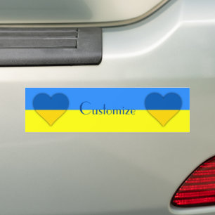 Autocollant De Voiture Ukraine Drapeau bleu jaune Thunder_Cove