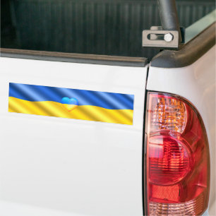 Autocollant De Voiture Ukraine - Paix - drapeau ukrainien - Liberté